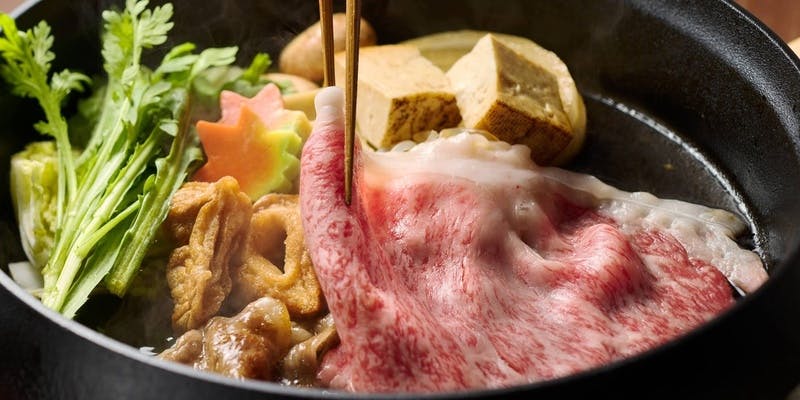 すき焼きコース（山形牛赤身）