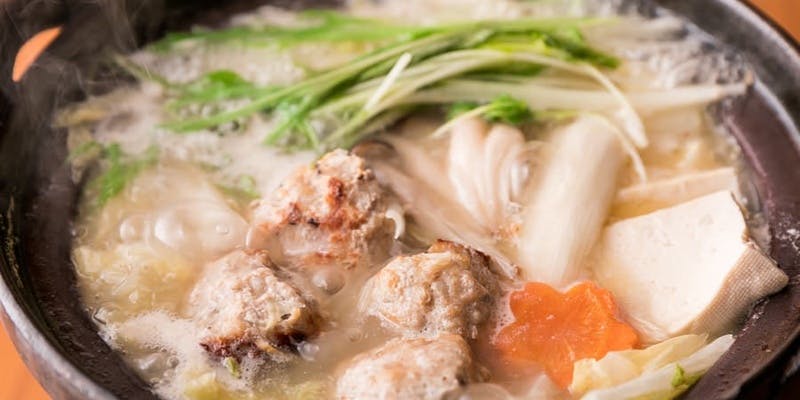 【お料理のみ】大山地鶏団子鍋コース（全6品）初めてのご来店にもおすすめ！