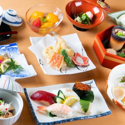 玄界灘直送の鮮魚を寿司会席で
