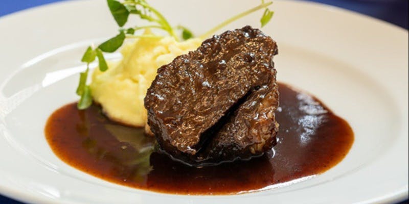 【バルバレスコ ランチコース】牛ほほ肉のバルバレスコ煮込みなど　全6品（Web予約限定価格）