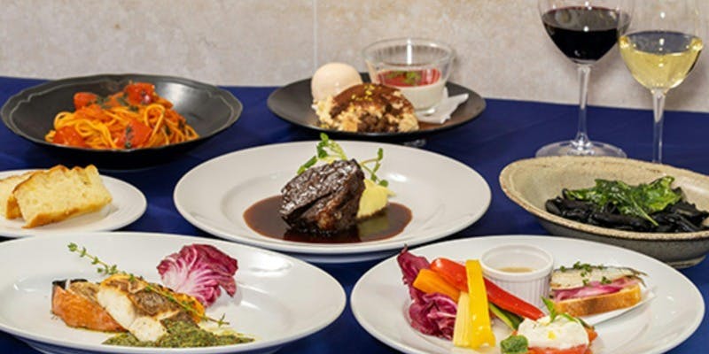 【シェフのおまかせコース】ダブルメインディッシュのフルコース　全6品（Web予約限定価格）