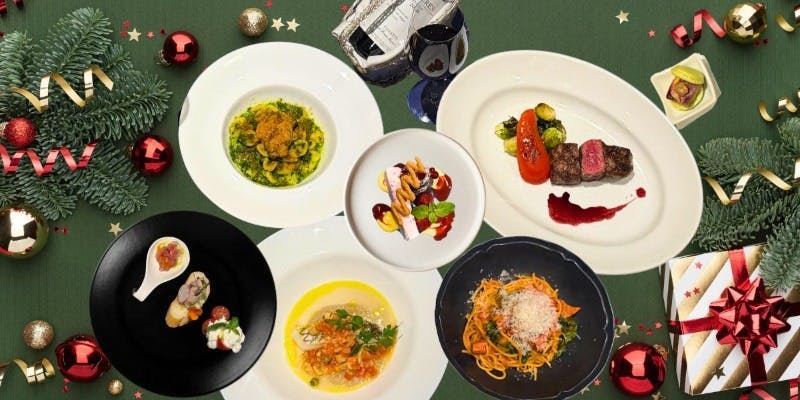 【BARBARESCO37 Xmas2025】クリスマスディナー ライトコース　全6品＋スパークリングワイン付き