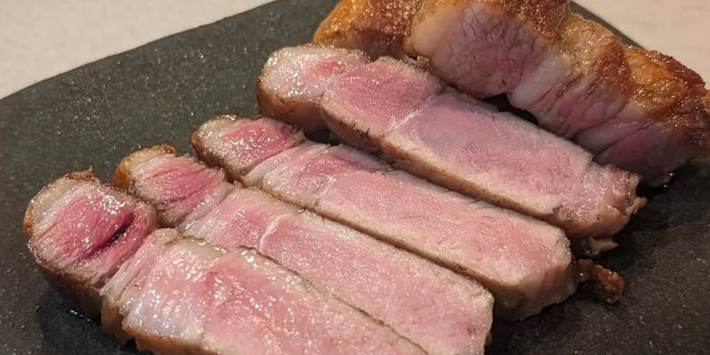 【黒豚】ドライエイジングステーキコース　100g～