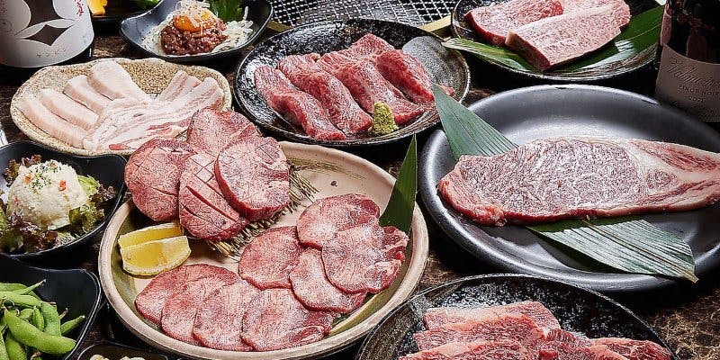 【神戸ビーフPREMIUM焼肉食べ放題コース】神戸牛も全メニュー食べ放題/全144品＋飲み放題付（120分制）