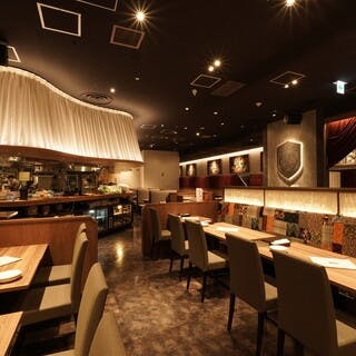 全面改装された広々とした空間