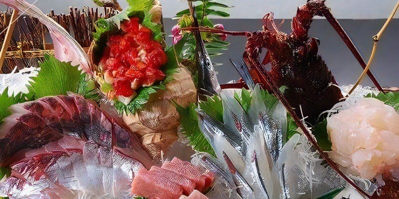 【贅沢三昧コース】こだわり食材を使用した村上水軍の豪快で繊細な料理のコース内容 全9品