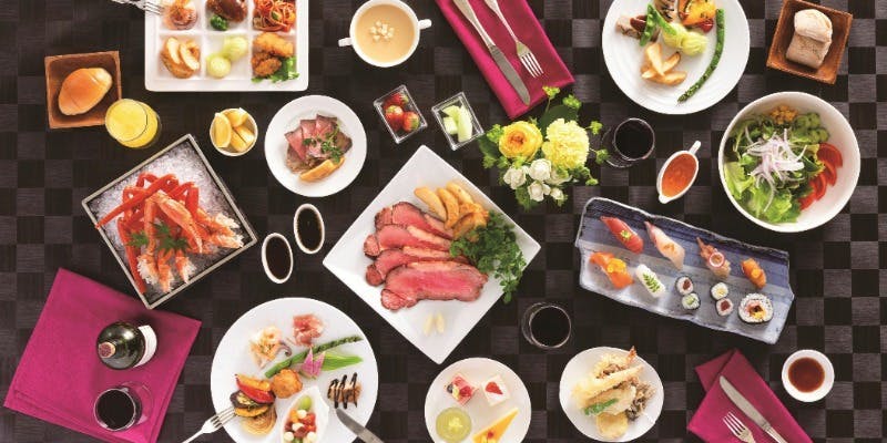 （12/1～18）ホテルビュッフェ「冬の味覚フェア」～低温調理のローストビーフ・握り寿司＆スイーツ食べ放題