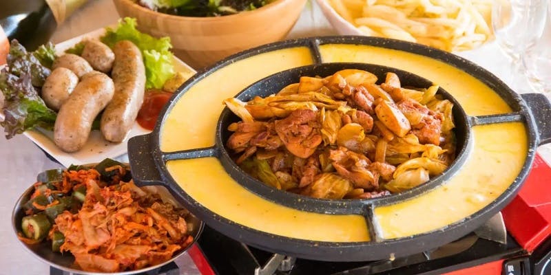 【完全貸切】チーズタッカルビコース　乾杯スパークリング付・2時間飲放付　6,000円（税込）