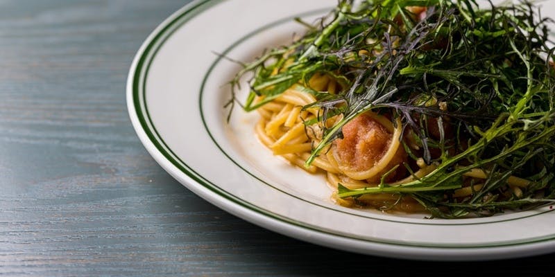 【Lunch Course 2,000円】パン、サラダ、選べるパスタ、デザートなど全4品