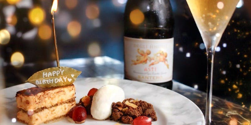 【Anniversary Course】アニバーサリープレート付きの記念日ディナーコース＋2H飲み放題