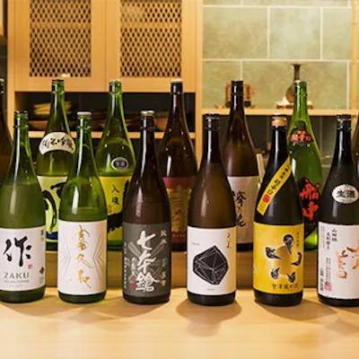 天ぷらの味わいを引き立てる選りすぐりの美酒