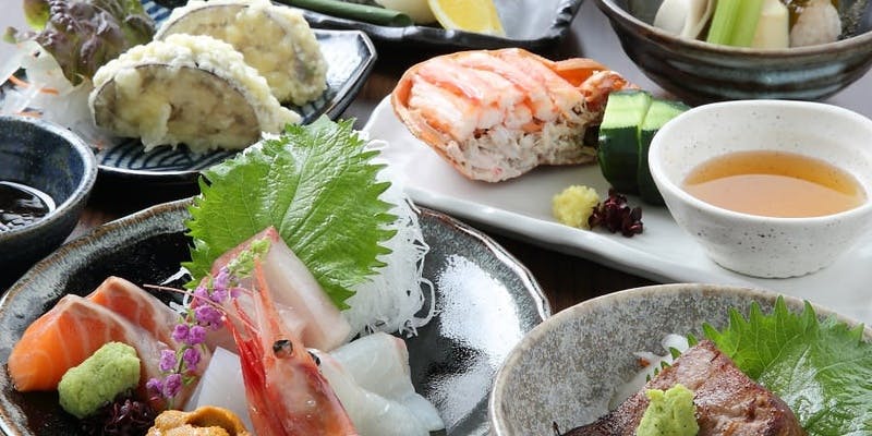  【接待・会食に】 先付け八寸から、〆物までおまかせ会席コース全9品