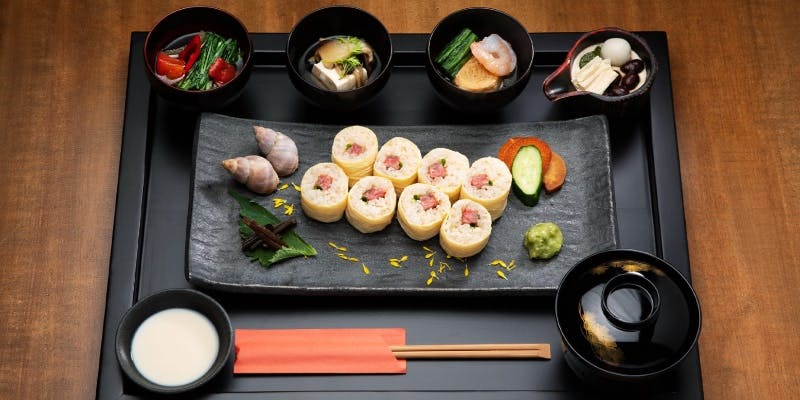 日光湯波巻きと創作料理を堪能 お料理9品 季節の懐石コース「紬」