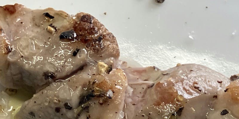 前菜付き　仔羊ロースト