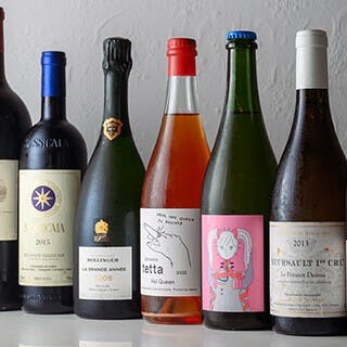 ナチュールワインやクラフトビールをはじめ、色々とご用意