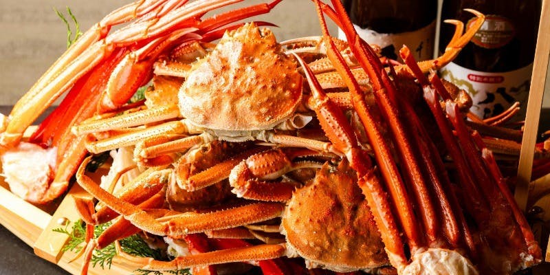 【ズワイガニ食べ放題】ズワイガニの浜茹でなど食べ放題！ソフトドリンク＆アルコール飲み放題付き