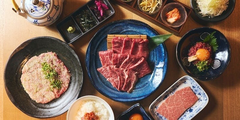 【飲み放題付きコース】「旅亭」焼肉会席　10,000円（税込）