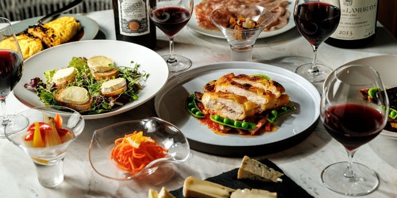 テラスで楽しめるアペロプラン