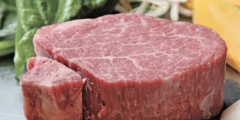 【Aコース】付出し、サラダ、特選牛、焼き野菜、ガーリックライス、デザートなど全7品