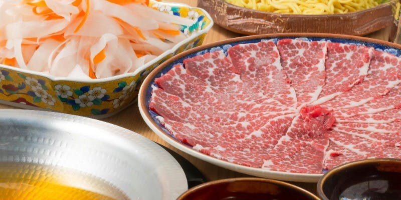 【白だし香る馬しゃぶコース】全7品