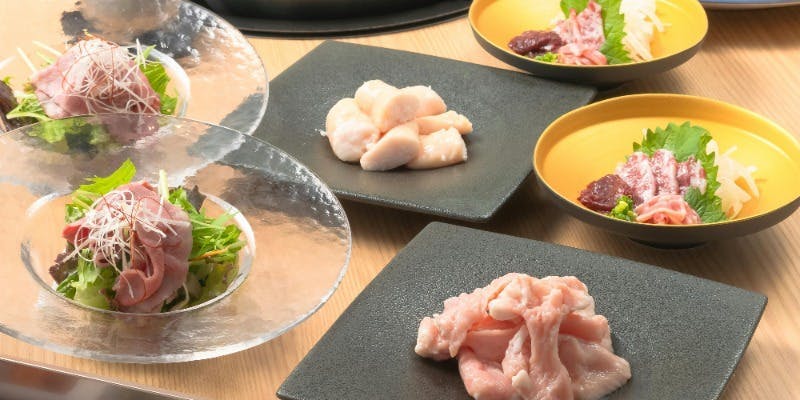 【香ばし醤油出汁の和牛もつ鍋コース】全7品