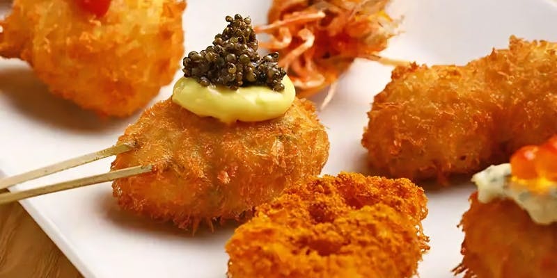 【全6品】贅沢に本格串揚げ12種を堪能「神無月」