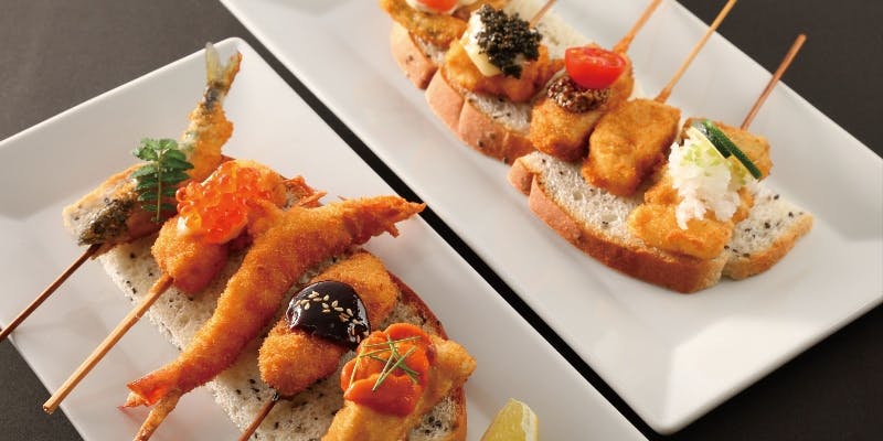 神無月コース（おまかせ串御膳）19品