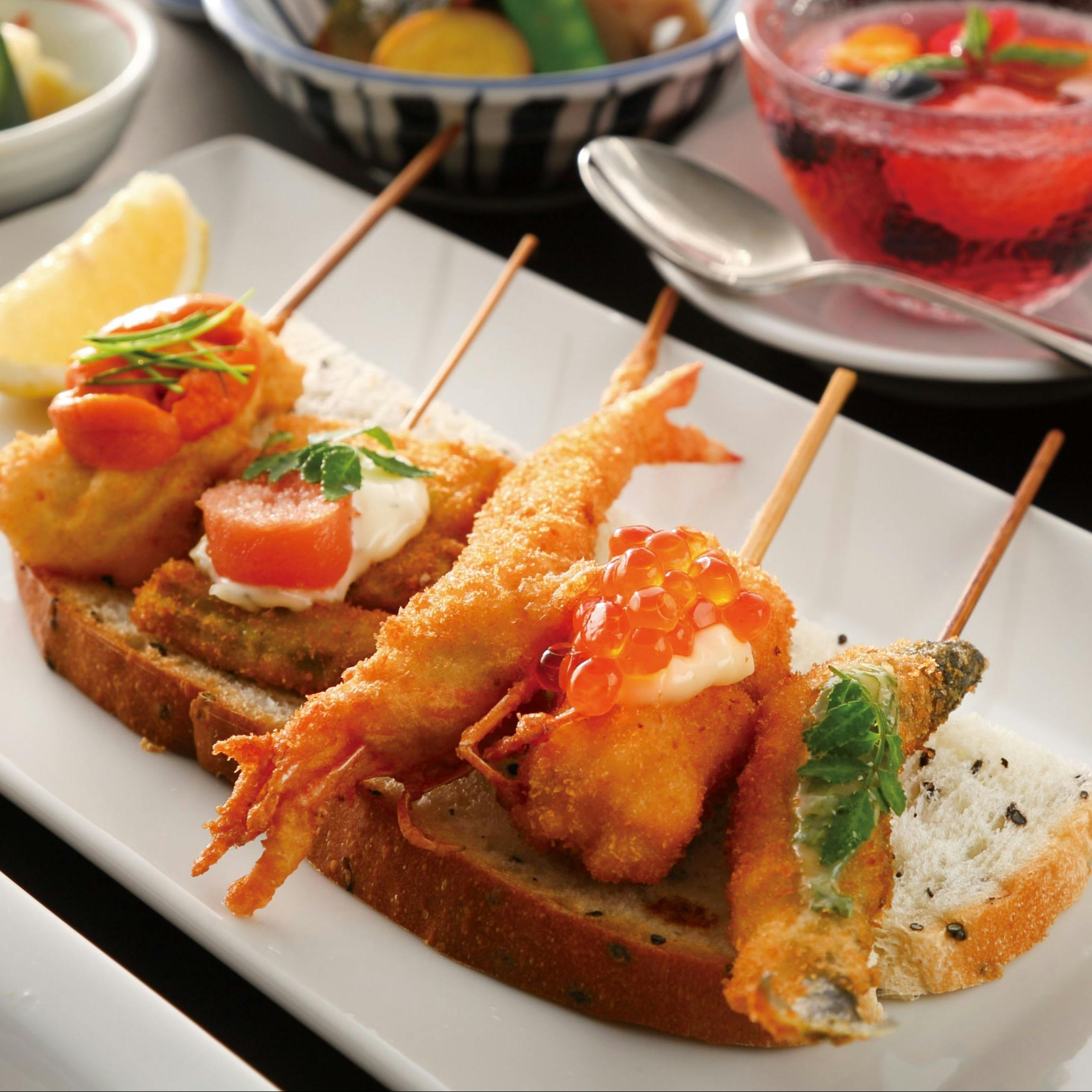 厳選食材のこだわり串揚げ