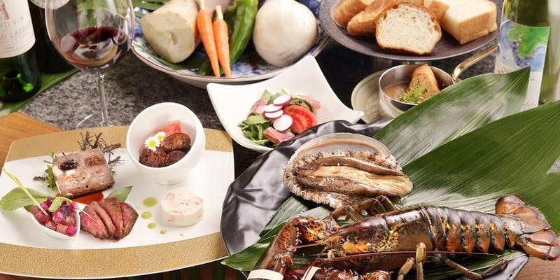 珊瑚（さんご）海鮮のコース　全8品