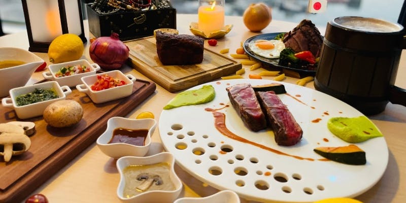 【アニバーサリーコース】希少部位4種を味わう特別な日を＋海賊ビール付飲み放題（平日）