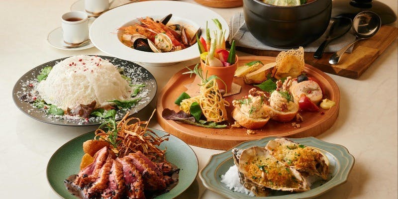 【期間限定】鴨のロースト、赤海老と真鱈のブイヤベースなど7品「Fioreコース」