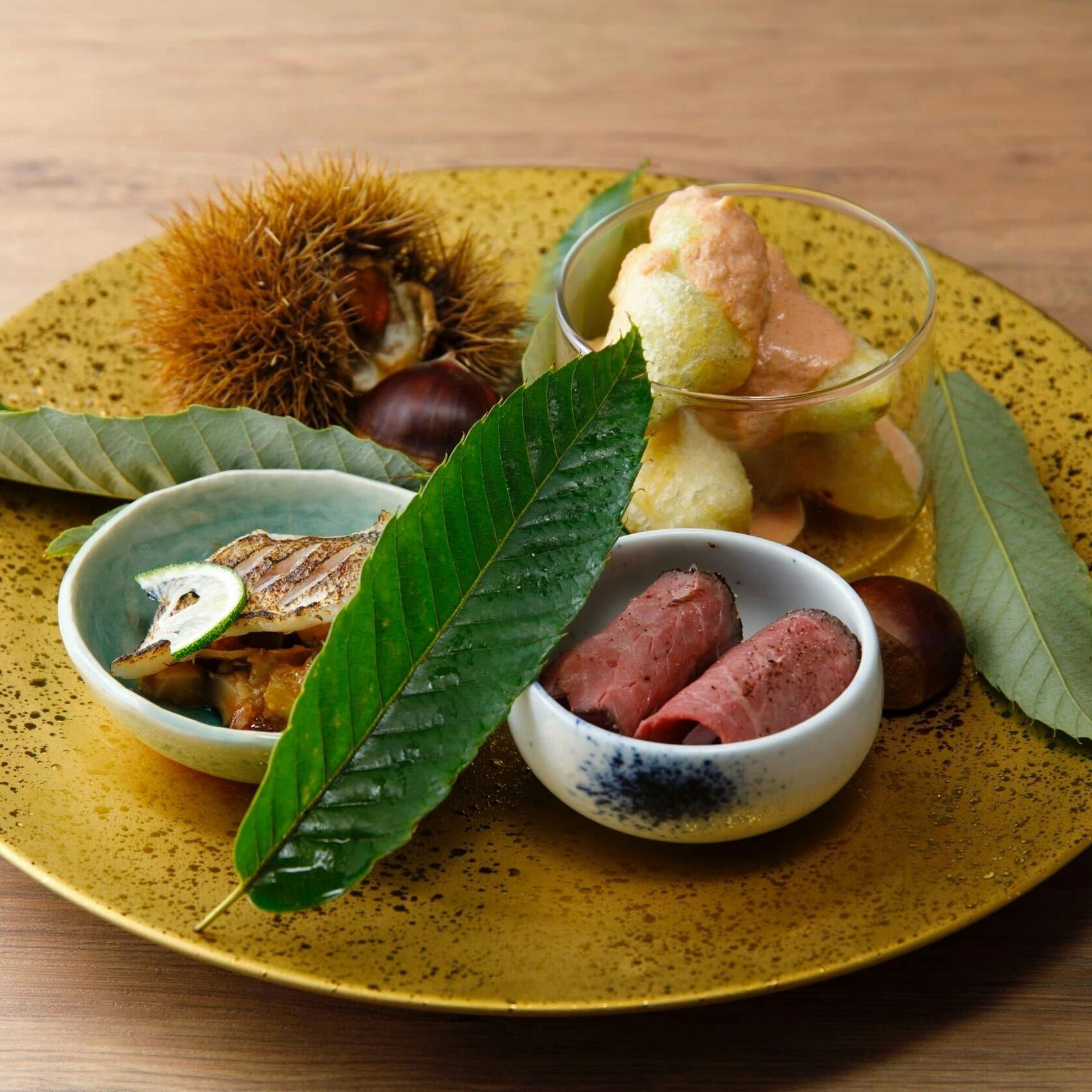 新鮮な食材を活かした季節のメニュー