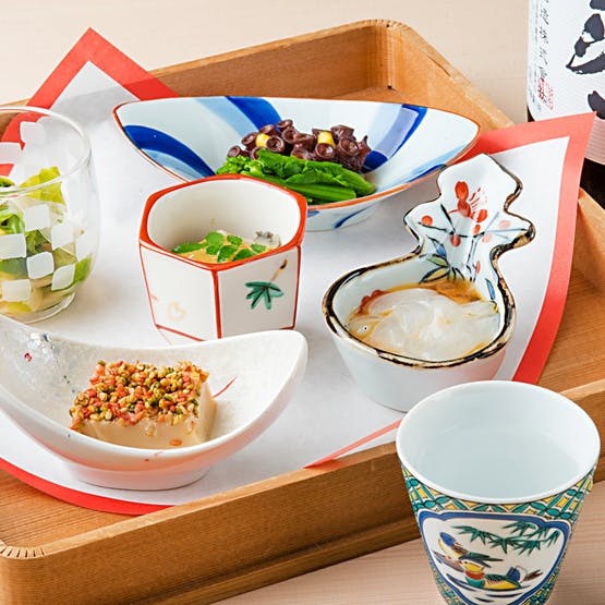 厳選食材を使用した贅沢なコース料理