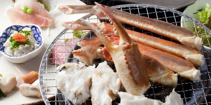 焼きガニ付き炊き肉鍋コース