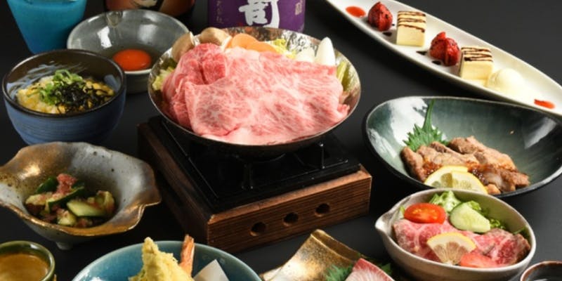 【瑞コース】白甘鯛から揚げ、和牛ステーキなど（全8品）