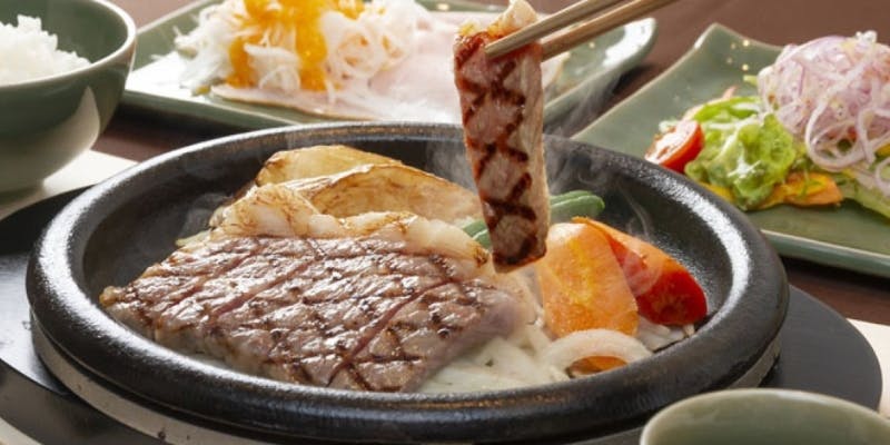  神戸ビーフロースステーキコース　120g＋ステーキ増量60g