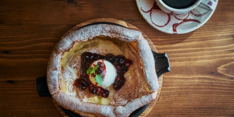 【土日祝朝食】ダッチベイビーセット
