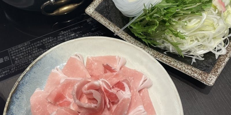 完全個室 黒豚しゃぶしゃぶコース（国産黒豚）