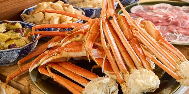 【蟹食べ放題】本ズワイ蟹やステーキ、肉寿司など多彩なお料理をお楽しみ下さい