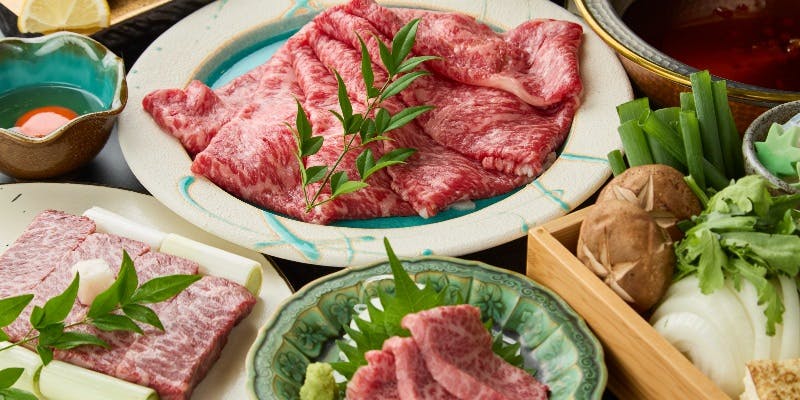 【神戸牛食べ放題】神戸牛、タラバ蟹、伊勢海老など高級食材をふんだんに取り入れた当店最上級食べ放題