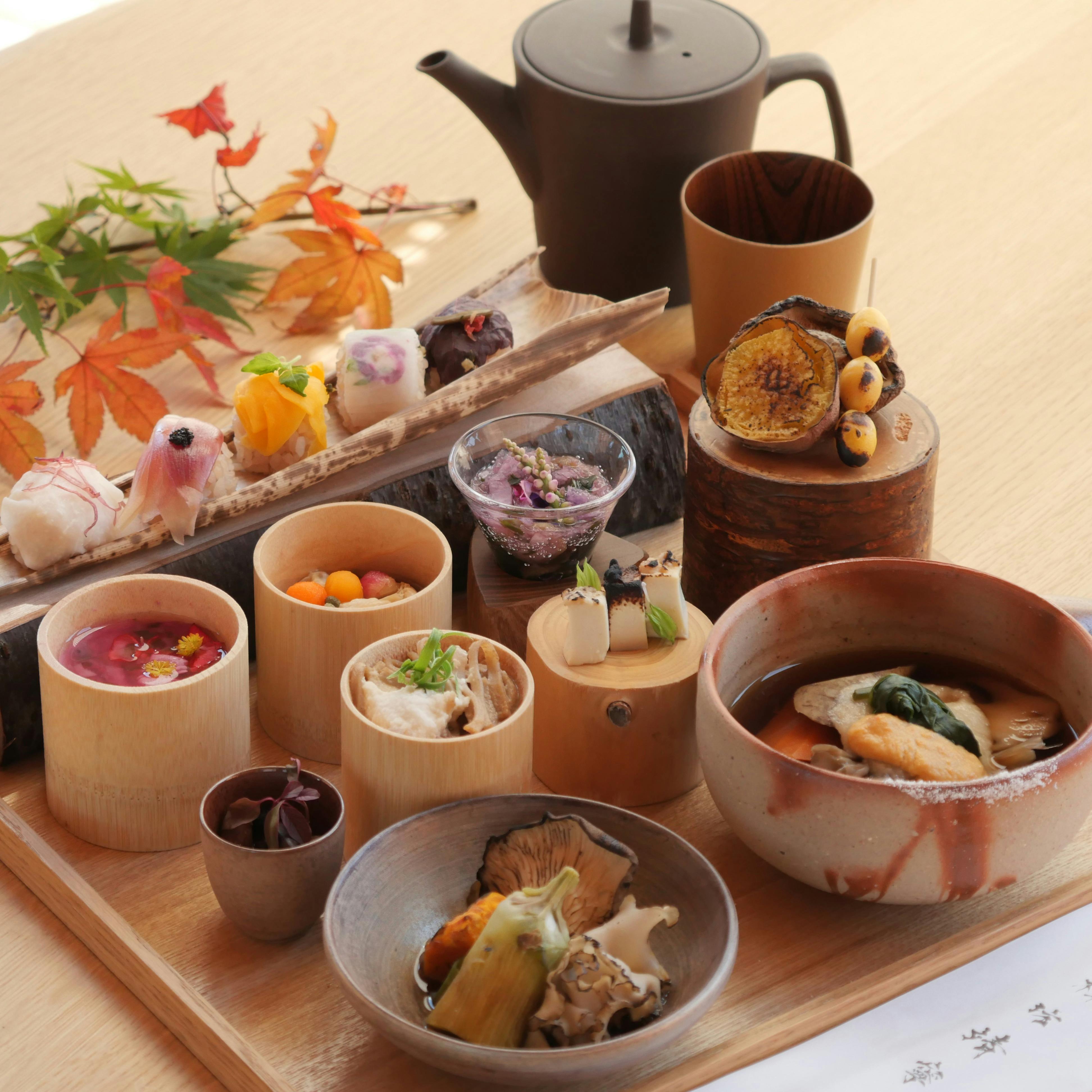 新鮮な野菜を使ったヘルシーな料理