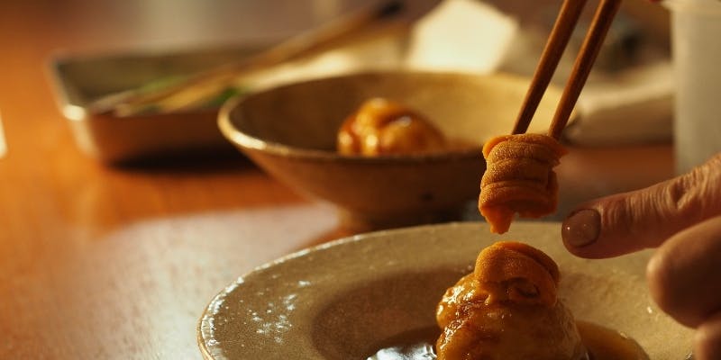 大将厳選うなぎやウニなどの高級食材をふんだんに使用した一番人気のおまかせコース