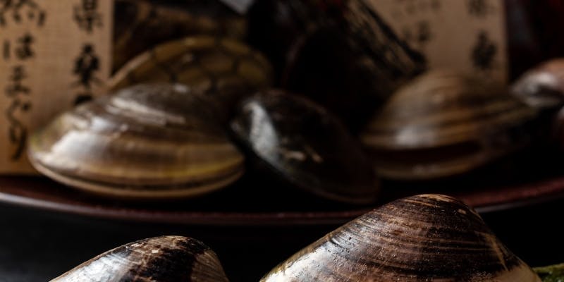 天然焼きはまぐり・あわびのバター焼きなど8品「プレミアム貝コース」