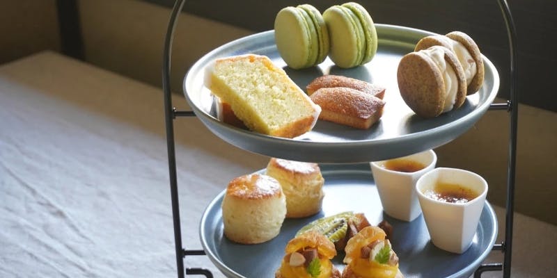 【bombacioコース】奈良食材を使用したドルチェをお楽しみ下さい＋紅茶フリーフロー付