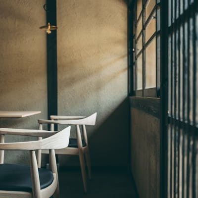 古民家を改装した落ち着いた雰囲気の店内