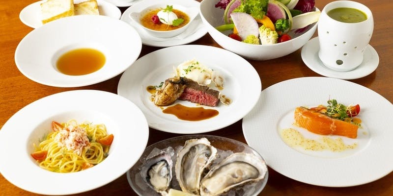 【Ostreaコース】＋乾杯スパークリングワ