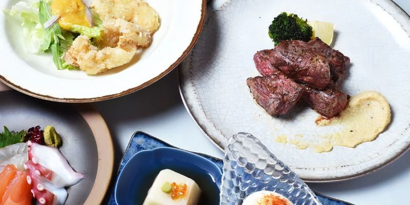 【和牛ステーキ付】肉まごころコース＋飲み放題