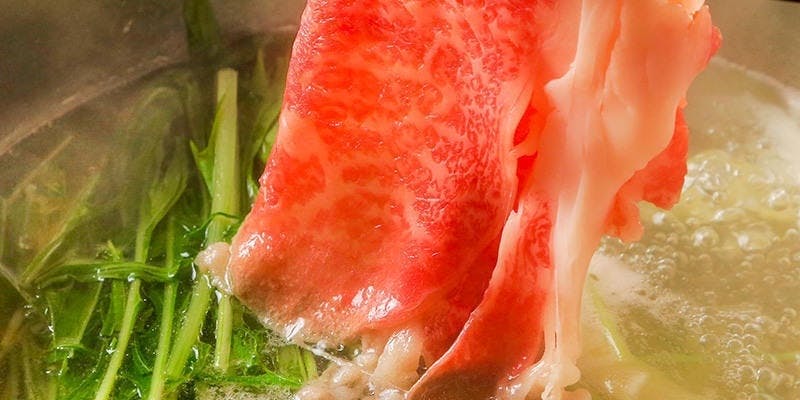 近江牛すきしゃぶ食べ放題 14000円＋120分飲み放題付き