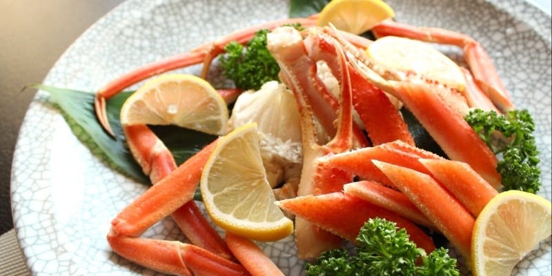 【全47品対象】たらば蟹・ずわい蟹・紅ずわい蟹食べ放題コース