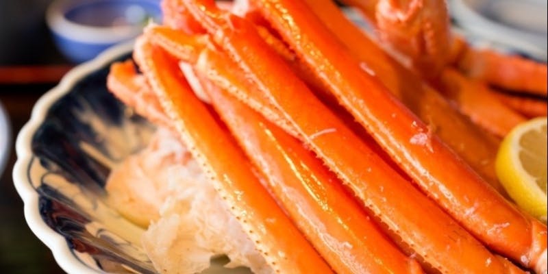 【全42品対象】本ずわい蟹Mサイズ、紅ずわい蟹、握り寿司食べ放題コース